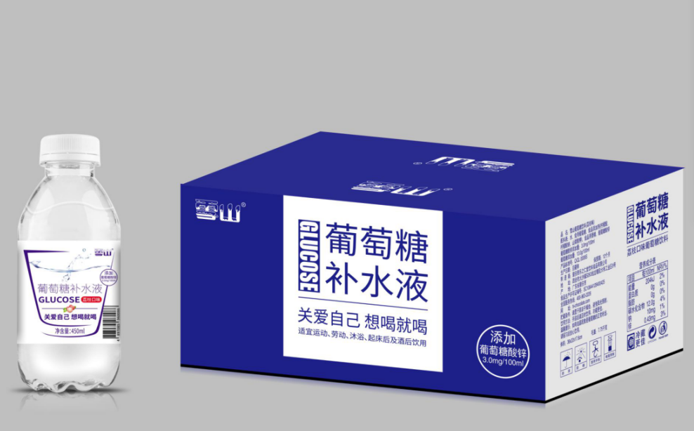 雪山(shān)荔枝口味葡萄糖補水(shuǐ)液330mlx20瓶裝