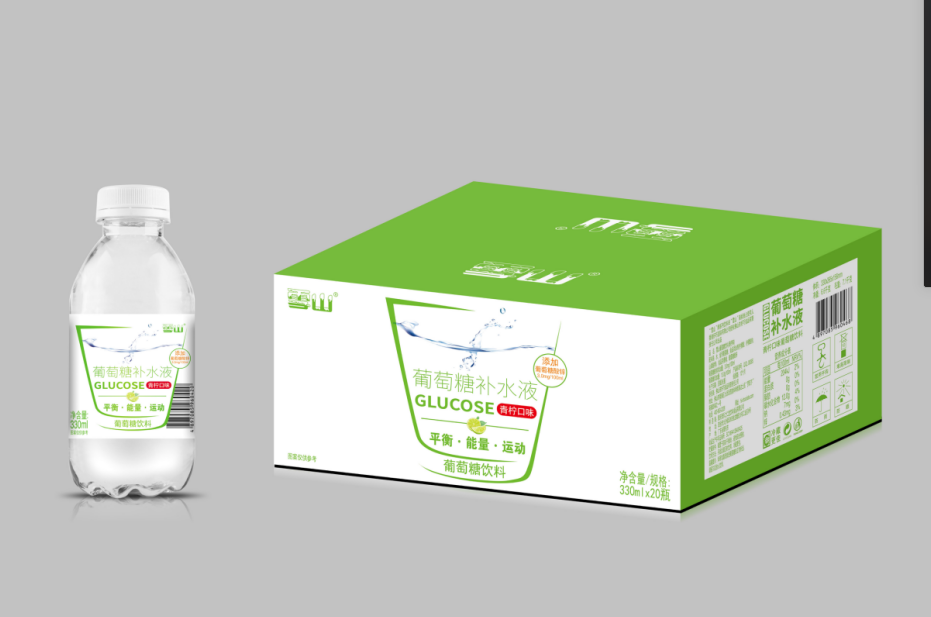 青檸口味葡萄糖補水(shuǐ)液330mlx20瓶裝